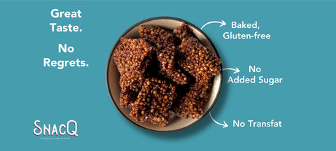 Baked, Gluten free Quinoa Crunch Dark Chocolate Horizontal banner