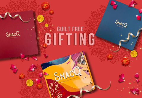 SnacQ guilt free gifting banner