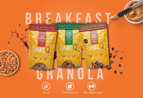 SnacQ Breakfast Granola Banner