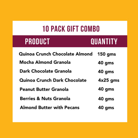 SnacQ Premium Gift Box  (10 Items)