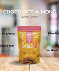 SnacQ Quinoa Crunch (Chocolate Almond) USP banner
