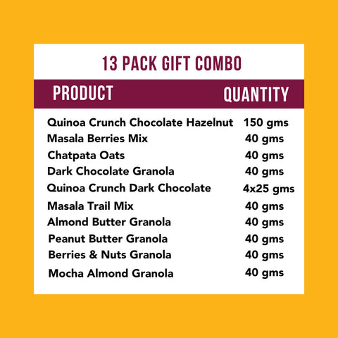 SnacQ Premium Gift Box (13 Items)