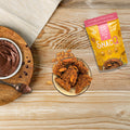 Enjoy guilt free dessert Quinoa Crunch (Chocolate Almond) by SnacQ