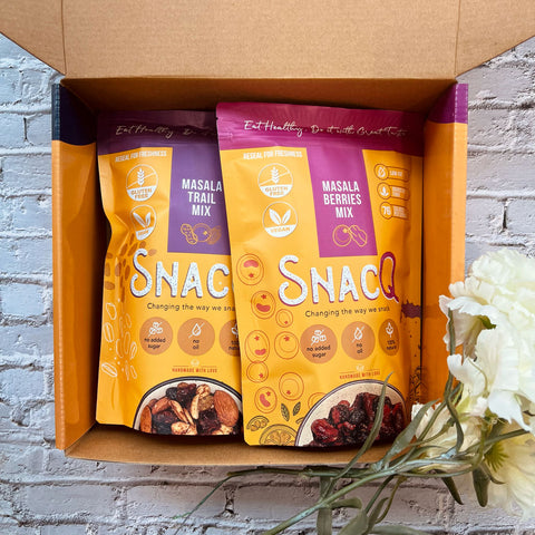 SnacQ Printed Gift Box - 2 Big Packs