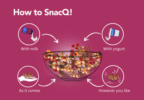 How to SnacQ Berries and Nuts Granola Banner
