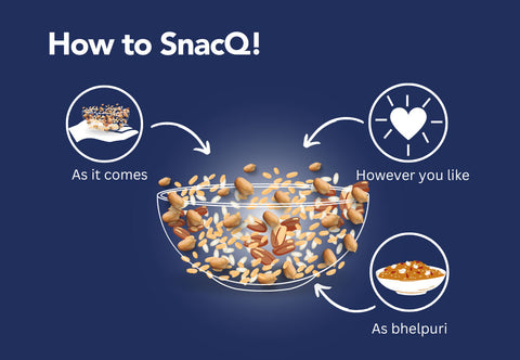 How to SnacQ Chatpata Oats Namkeen Banner