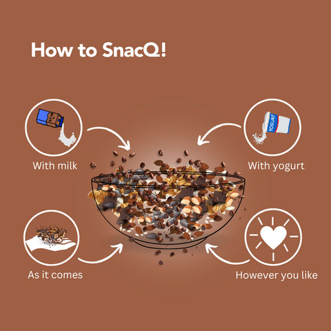 How to SnacQ Mocha almond granola image
