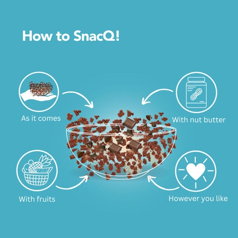 How to SnacQ Quinoa Crunch Dark Chocolate