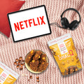 Netflix and chill with SnacQ's Quinoa Crunch (Chocolate Hazelnut)
