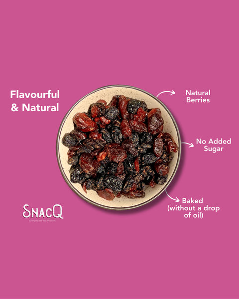Flavour Full and Natural SnacQ Masala Berries Mix Square banner