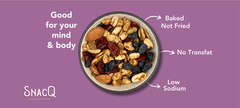 How to SnacQ masala trail mix horizontal banner