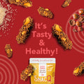 Tasty and healthy Quinoa Crunch (Chocolate Hazelnut) square banner