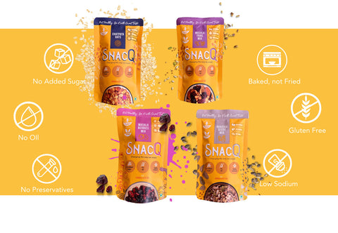 Snacking sampler pack horizontal banner