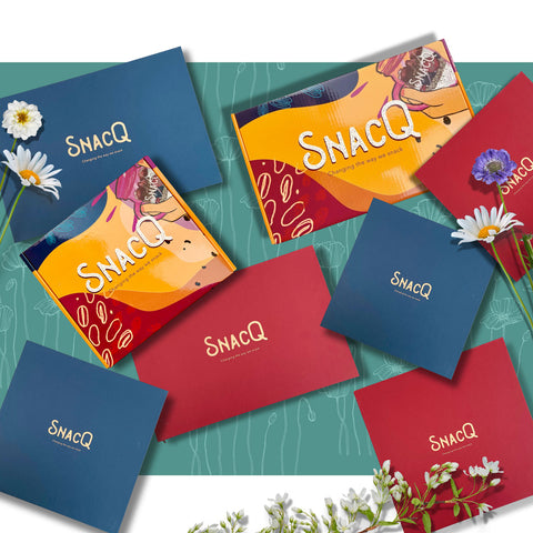 SnacQ mix and match gift boxes square banner
