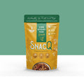 SnacQ almond butter with pecan granola square banner