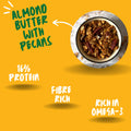SnacQ almond butter with pecans granola USP banner