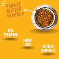 SnacQ Peanut butter granola USP banner