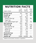 SnacQ almond butter with pecans granola nutritional facts
